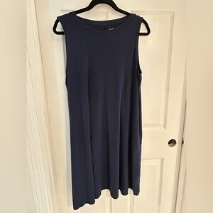 Time and Tru Navy Blue Sleeveless Swing Dress XL (16–18)